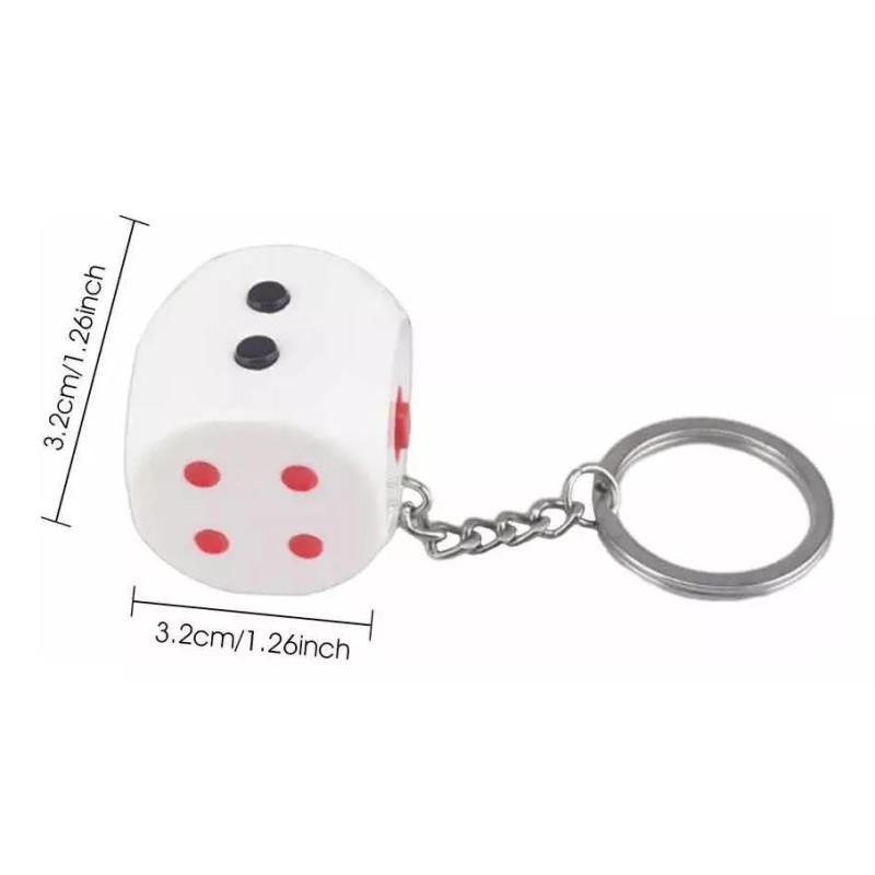 PMX Llavero De Broma, Llavero De Dado Que Da Toques,
