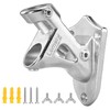 LOMETY Stainless Steel Heavy Duty Flag Pole Holder，Wall Mount House