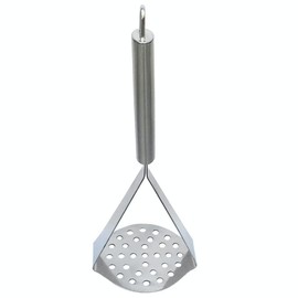 Stainless Steel Potato Masher, Heavy Duty Kitchen Tool for Vegetables and Fruits