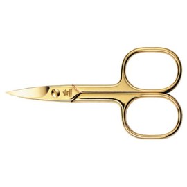 Pfeilring Nail Scissors 9 cm Gold-Plated