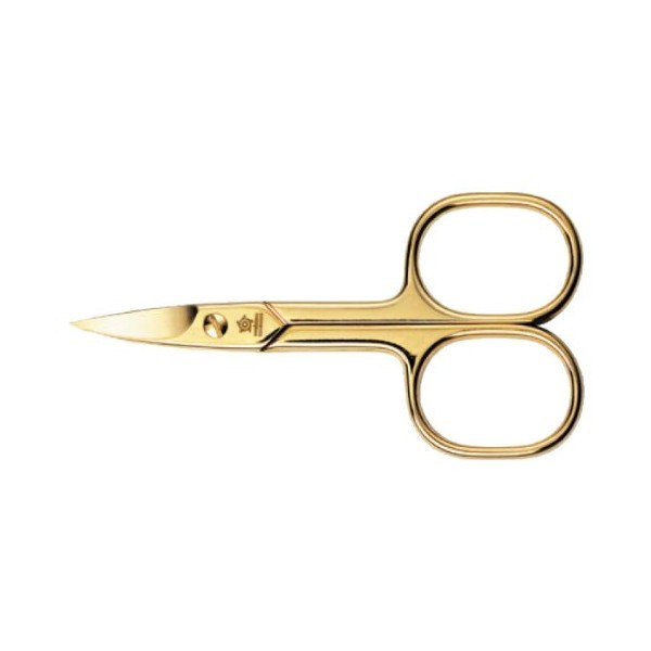 Pfeilring Nail Scissors 9 cm Gold-Plated
