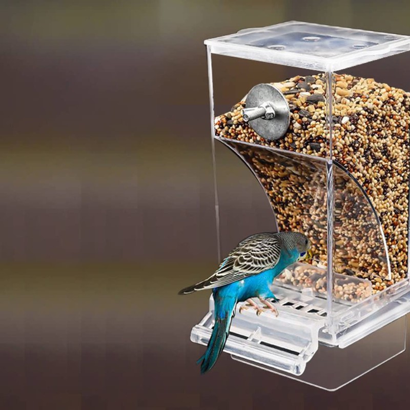 JAOCDOEN - Alimentador automático para pájaros, a prueba de salpicaduras,