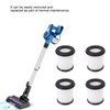 4PCS Vacuum Cleaner Mesh Filters Easily Disassembled Robot Vacuum Replacement