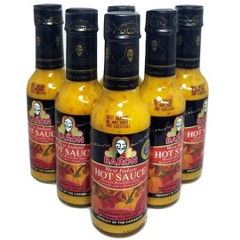 Baron West Indian Mustard Based Hot Sauce - 5.5 oz each (12)