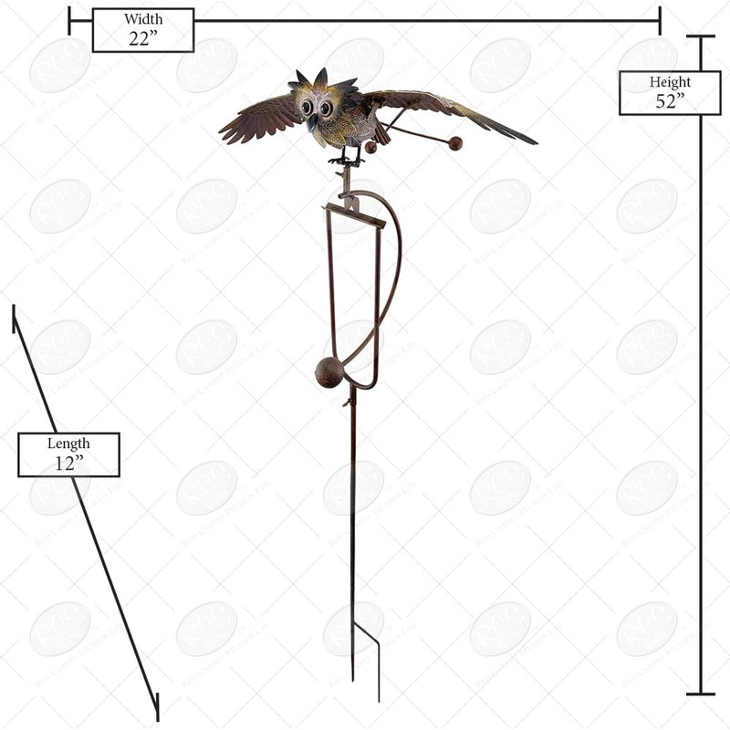 Red Carpet Studios 34387 Balancing Bird Garden Rocker, Small, Flying