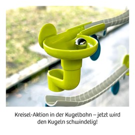 KOSMOS 617332 Gecko Run Marble Run - Twister Extension, Accessories for Cool Vertical Marble Runs, with Additional Track Elements, for Children from 8 Years, Multilingual Instructions (English