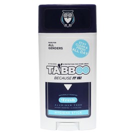 TABBOO Intimate Whole Body deodorant - Anti-Chafing - 24H Protection for butt, pitts and intimate areas - All Natural and Aluminum Free - (Fresh)