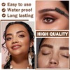 ZHISHUDL Eyebrow Gel Brown Eye Brow Gel Long-Lasting Tinted Brow