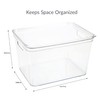 Simplify 4 Pack Large Lidded Storage Bin | Multipurpose Organizer