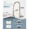 Casavilla Kitchen Faucet, Commercial Kitchen Sink Faucets with Pull Down