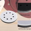 Soft Density Interface Pads 5 Inch 8 Holes Hook and