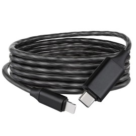 SUMERBEE LED Charging Cable 3.3ft, Smart Touch-Control 3A Fast Charge Type C Charger with RGB Flowing Light, Durable TPE Cord for Phone/Tablet/Laptop (1m C to Phone 13/14)