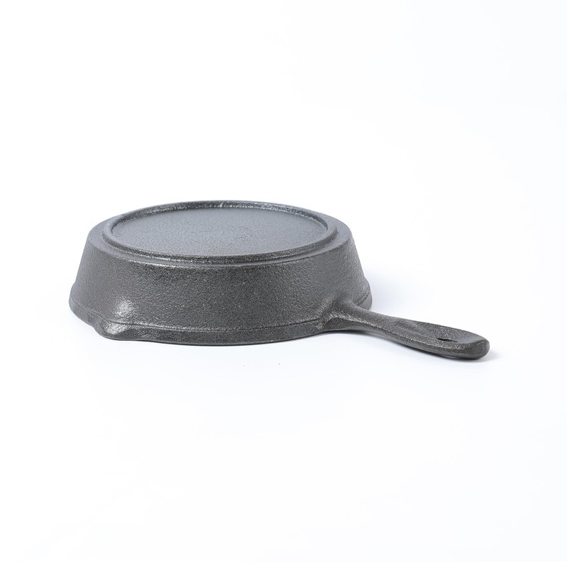 HAWOK Dia.3.9 inch Pre seasoned Cast Iron Mini Skillet set