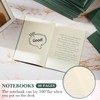 Mimorou 100 Pcs Kraft Notebook Journals 5.5 Inch x 8.3