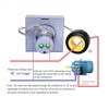 AC Meter, 6 in 1 AC Voltage Current Display Meter
