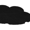 vhbw Set of 3 Replacement Anti-Odour Activated Carbon Filters Compatible