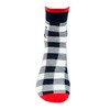 Sinakoba 24177440 Men's Mid Socks, Checked, Casual, Ankle Socks, Captain,