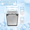 Cooler Hinges Replacement & Cooler Latch Replacement Stainless Steel Cooler