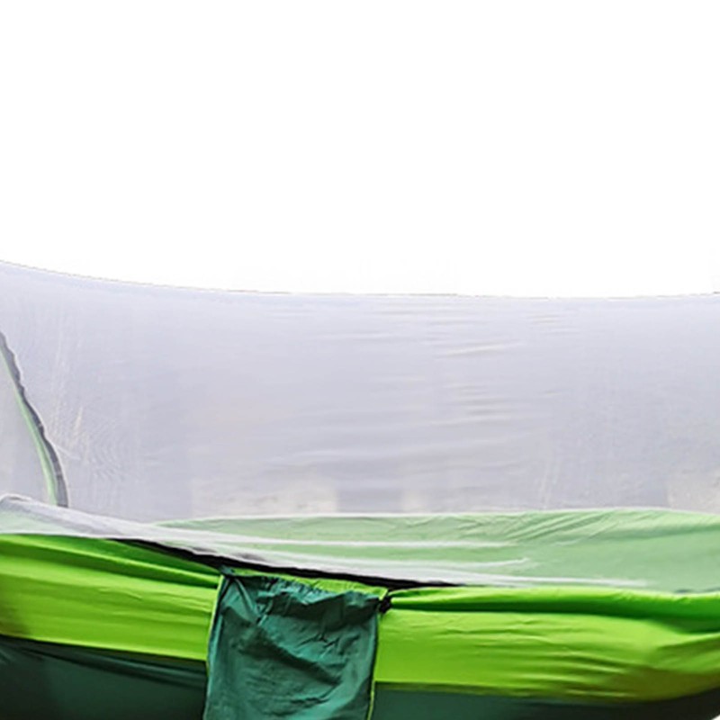 Camping Hammock with Net 210T Nylon Taffeta Automatic Quick Opening
