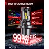 Torchbeam 2026 H4 75000LM LED Upgrade Bulb Bulbs, 6500K Cool
