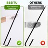 Besitu 24 inches J Hook Rebar Stakes (16-Pack), Extra Long