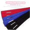 Sosoport 12pcs Fishing Rod Straps Stretchy Elastic Wraps for Fishing