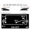 Mintice Car Auto 12V 20A 24V 10A Red LED Light