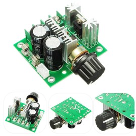 Hailege 2pcs 12V~40V 10A PWM DC Motor Speed Control Switch Controller Voltage Regulator Dimmer for