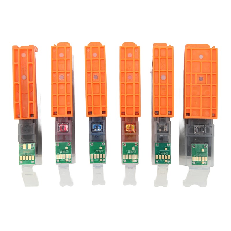 Printer Ink Cartridge Set No Fading Accurate Ink Cartridge Replacement