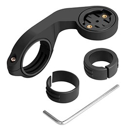 FCHO Out-Front Bike Mount Bicycle Extended Mount with Carbon Finish Compatible with Garmin Edge 200, 500, 510, 520, 800, 810, 530, 830 and Other Garmin Models