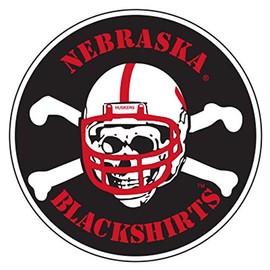 Craftique Nebraska Decal (Nebraska BLACKSHIRTS Decal (3''4''6''12''), 3 in)