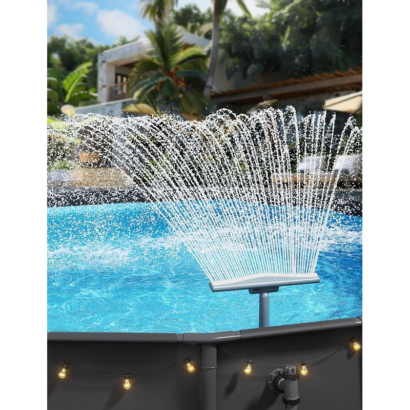 Whale Tail Pool Fountains for Above and In-ground Pools