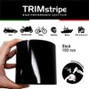 4R Quattroerre.it 10542 Tiras Adhesivas para Coche, Color Negro, 100