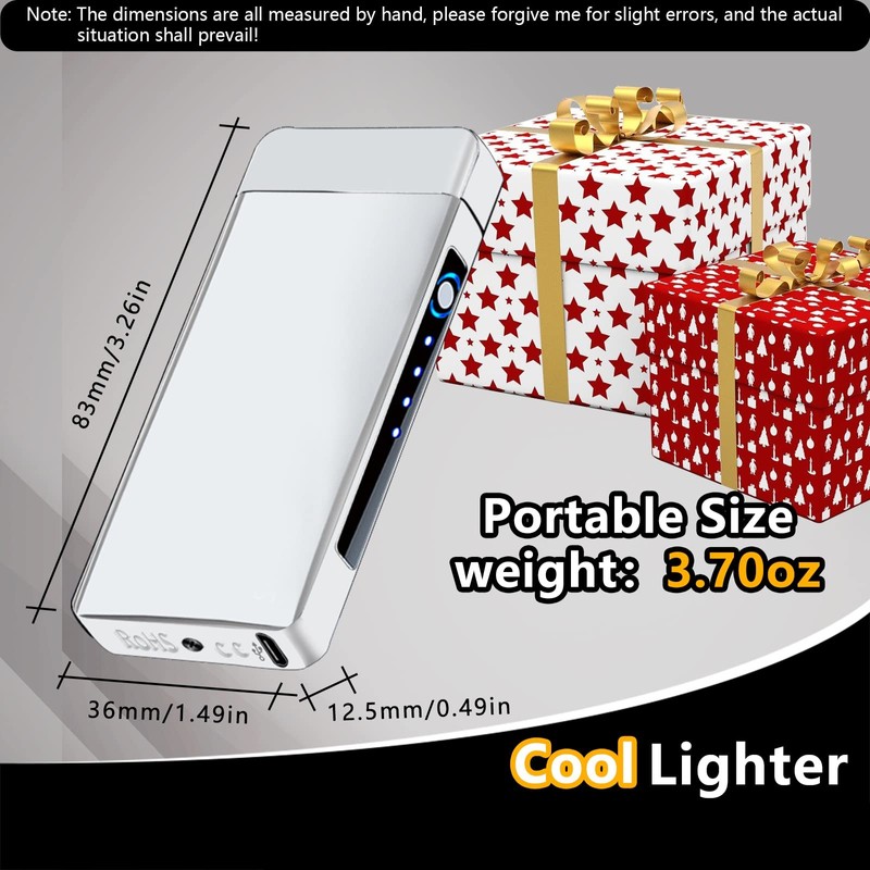 RSBYE Electric Lighter Windproof, Pulsed Flame Electric Lighter Plasma-Flame Arc