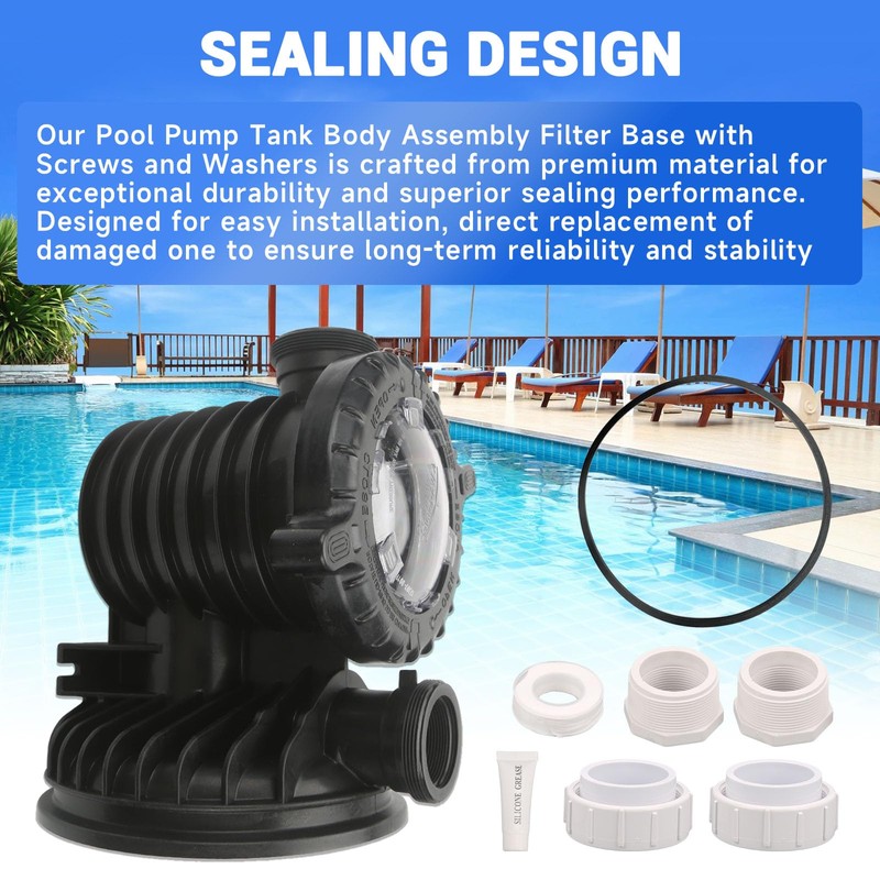 SZQBZMJ Pool Pump Tank Body Assembly Compatible with Pentair Sta-Rite