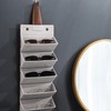 CHENKEE Sunglasses Storage Box, 6 Compartments, Foldable Glasses, Display Box,