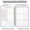 Zhswlp A5 Weekly Planner Notebook, Undated To Do List Notebook