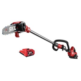 Skil SKIL PWR CORE 40 Brushless 40V 10' Pole Saw Kit with Over 9ft. Telescoping Shaft & Angled Head, Includes 2.5Ah Battery and Auto PWR Jump Charger - PS4561C-10
