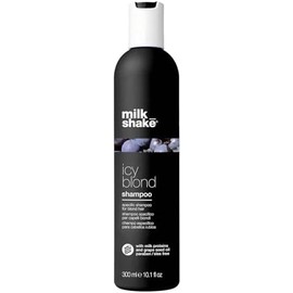 milk_shake Icy Blond Shampoo - Black Pigment Shampoo for Very Light Blond and Platinum Hair, 10.1 Fl Oz (300 ml)