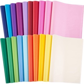Shindel Gift Wrapping Tissue Paper, 330 Sheets Bulk Tissue Paper for Crafts Gift Wrap Holiday Birthday 13.7 x 9.8 Inch, 20 Colors