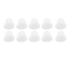 10PCS Hearing Amplifier Domes Replacement Silicone Soft Earplug Eardrum Heads