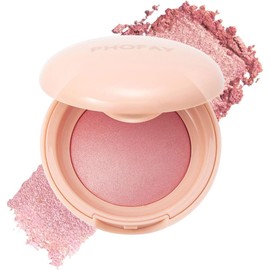 PHOFAY Rubor En Polvo Luminoso: Fórmula Multiusos, Ultrafino Y Suave, De Larga Duración Y Brillo Natural (01#)