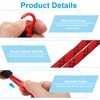 PATIKIL Paracord Lanyard Keychain, 2Pcs Cell Phone Keychain Rope Wrist