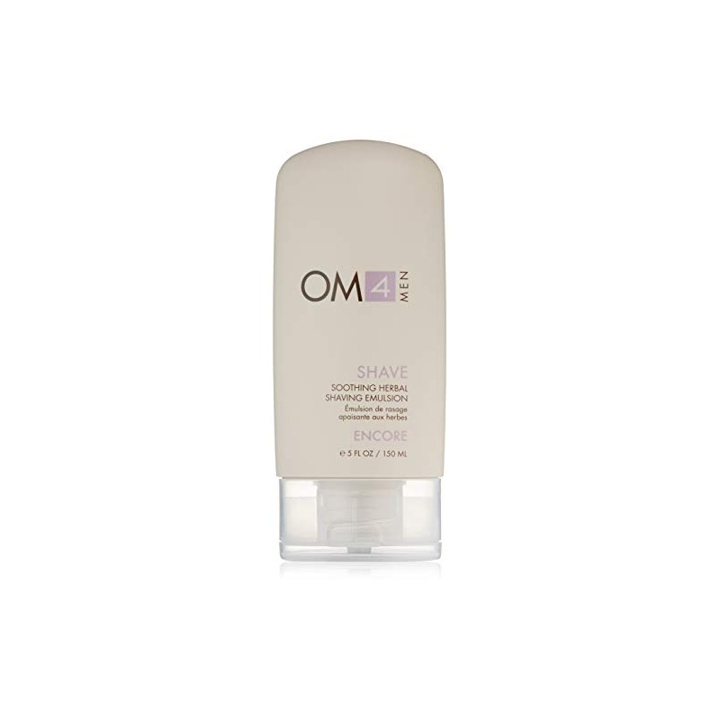 Organic Male OM4 Shave: Soothing Herbal Shaving Emulsion - Mens