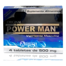 Suplemento Energizante Ashtar Institute Vitaminas Power Man Tabletas
