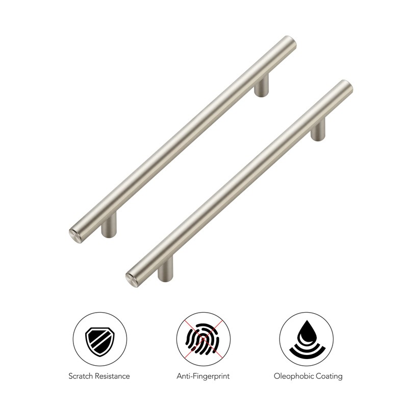 Ravinte 4 Pack 8-13/16 Inch Cabinet Handles Brushed Nickel Stainless