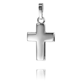 JEVELION Cross Pendant Cross for Women, Men and Children, 925 Silver, Cross 925 silver without chain