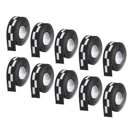 M METERXITY Set of 10 Table Tennis Edge Tape EVA Table Tennis Racket Edge Protection Tape 18" Length Black