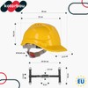 KOTARBAU® Protective Helmet Construction Helmet Adjustable Yellow