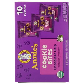 Annie's Organic Chocolate Chip Cookie Bites, 10 Pouches, 10.5 oz